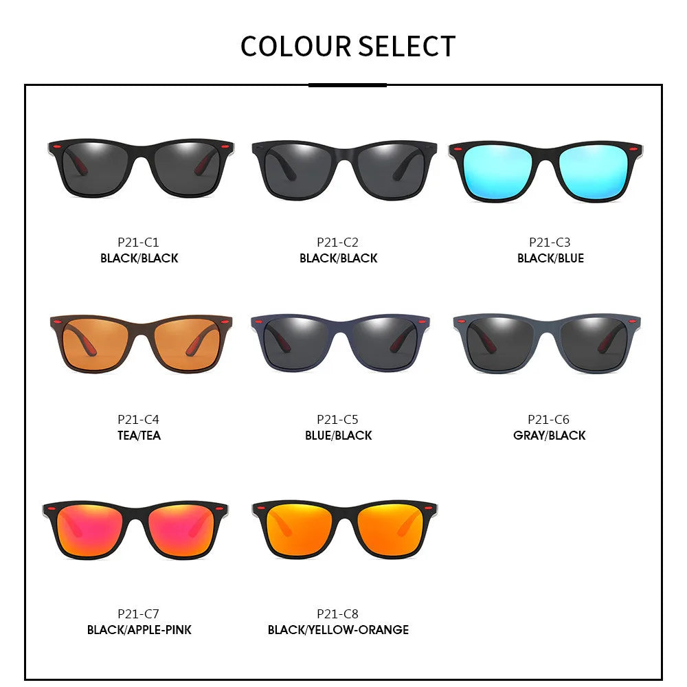Óculos de Sol Polariza Drive Square Masculino