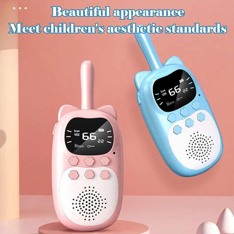 Walkie Talkie para crianças Handheld 2 Way Radio