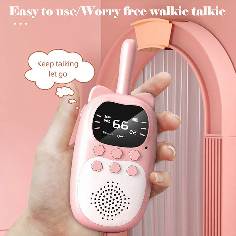 Walkie Talkie para crianças Handheld 2 Way Radio