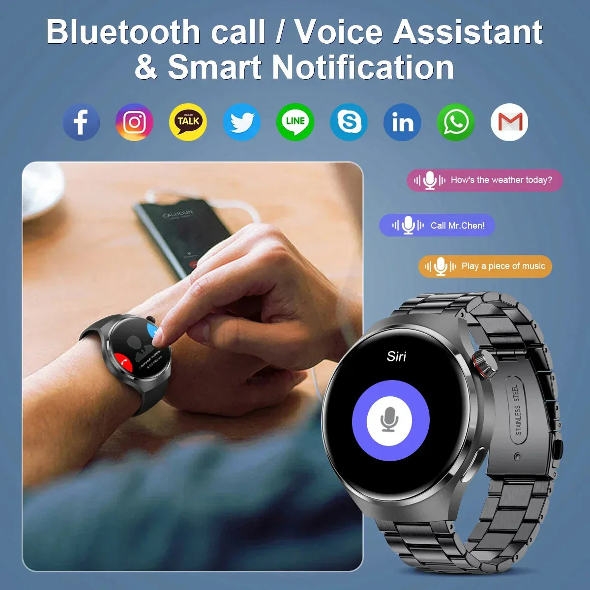 Relógio Smart Watch GT4 Pro Ultra Masculino