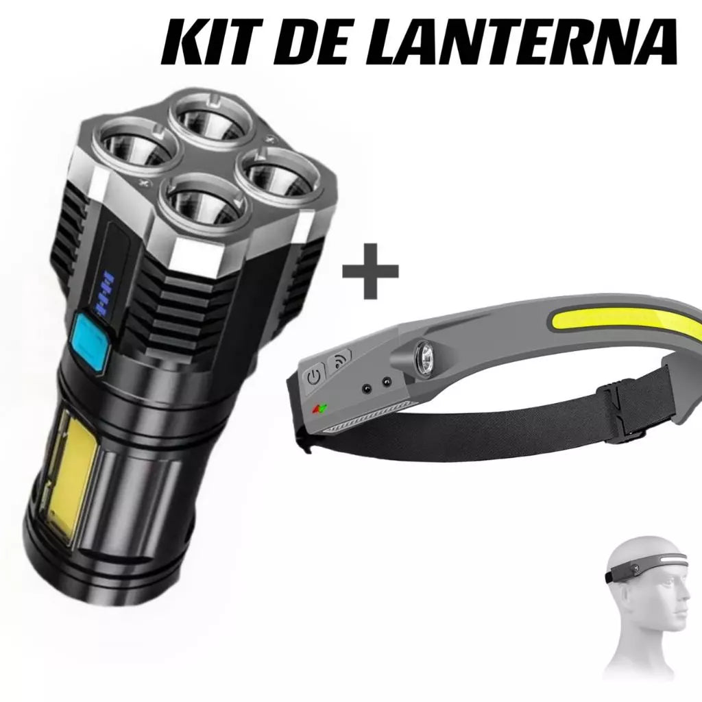Lanterna Tática Indestrutível Power Flash 1 UNIDADE
