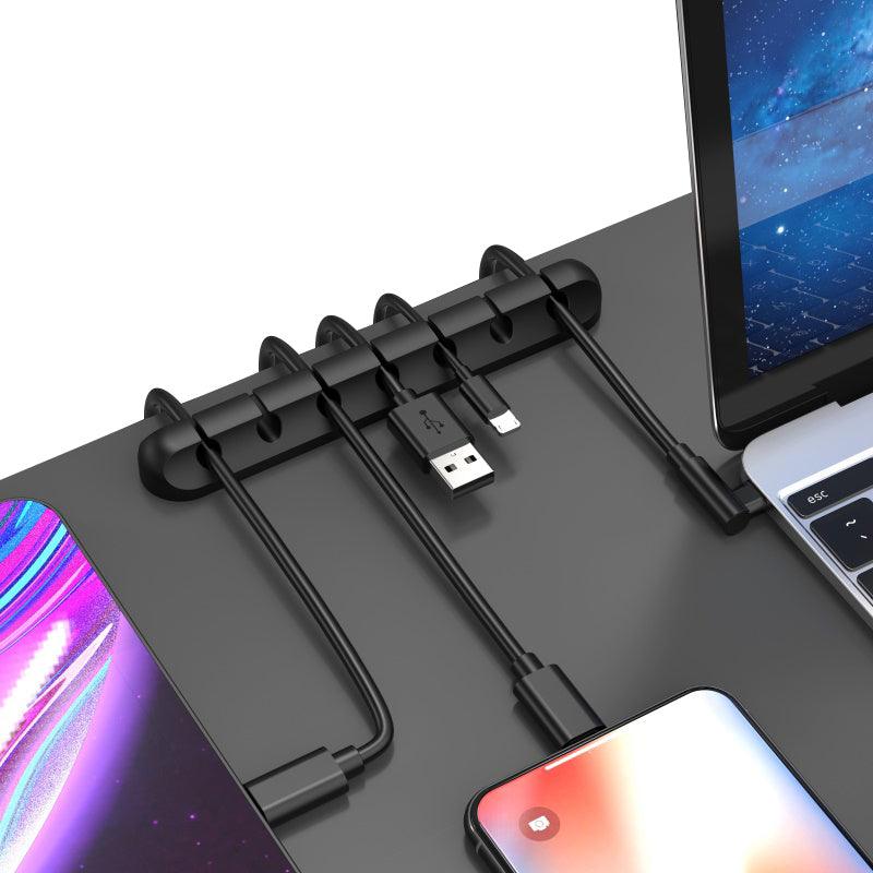 Separador e Organizador de Cabos para Mesa - Point Smart