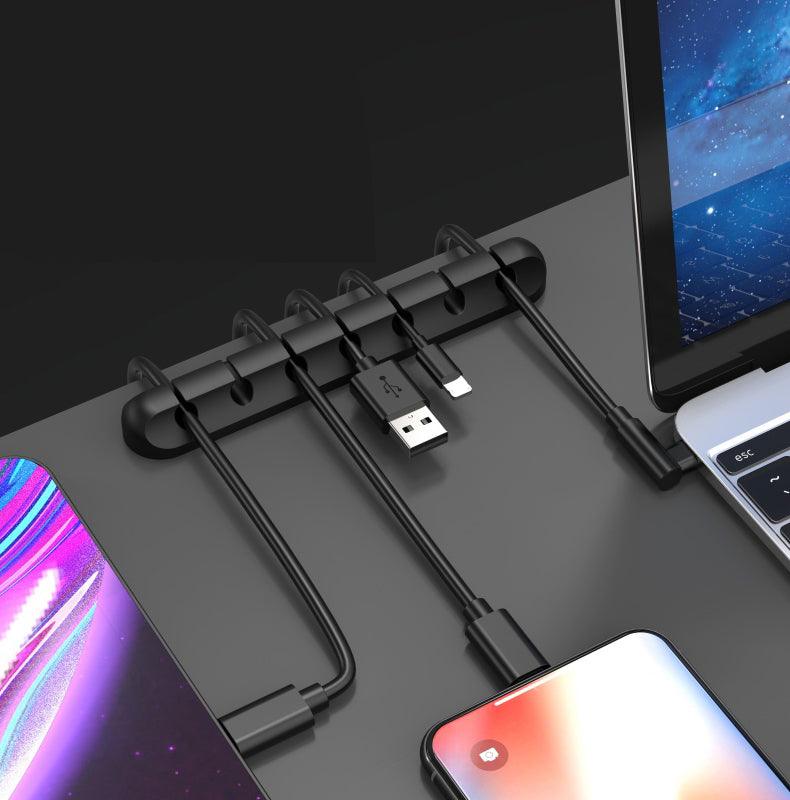 Separador e Organizador de Cabos para Mesa - Point Smart
