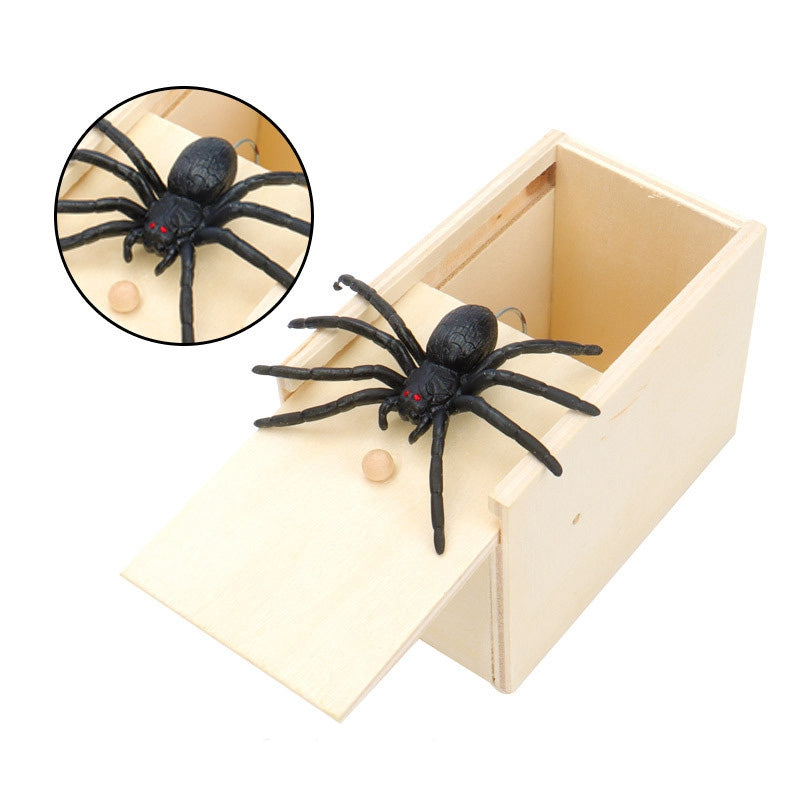 Caixa com Aranha Assustadora