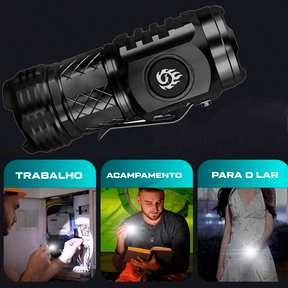 Lanterna Tática Indestrutível Power Flash 1 UNIDADE