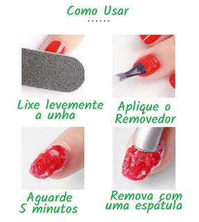 ULTRA REMOVEDOR DE ESMALTE E GEL [1 UNIDADE]