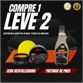 Cera Revitalizara de [Plástico e Couro] + Pretinho para Pneu (ÚLTIMAS UNIDADES)
