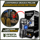 Lanterna Tática Indestrutível Power Flash 1 UNIDADE