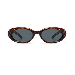 Óculos de sol Vintage Punk Oval Feminino - UV400