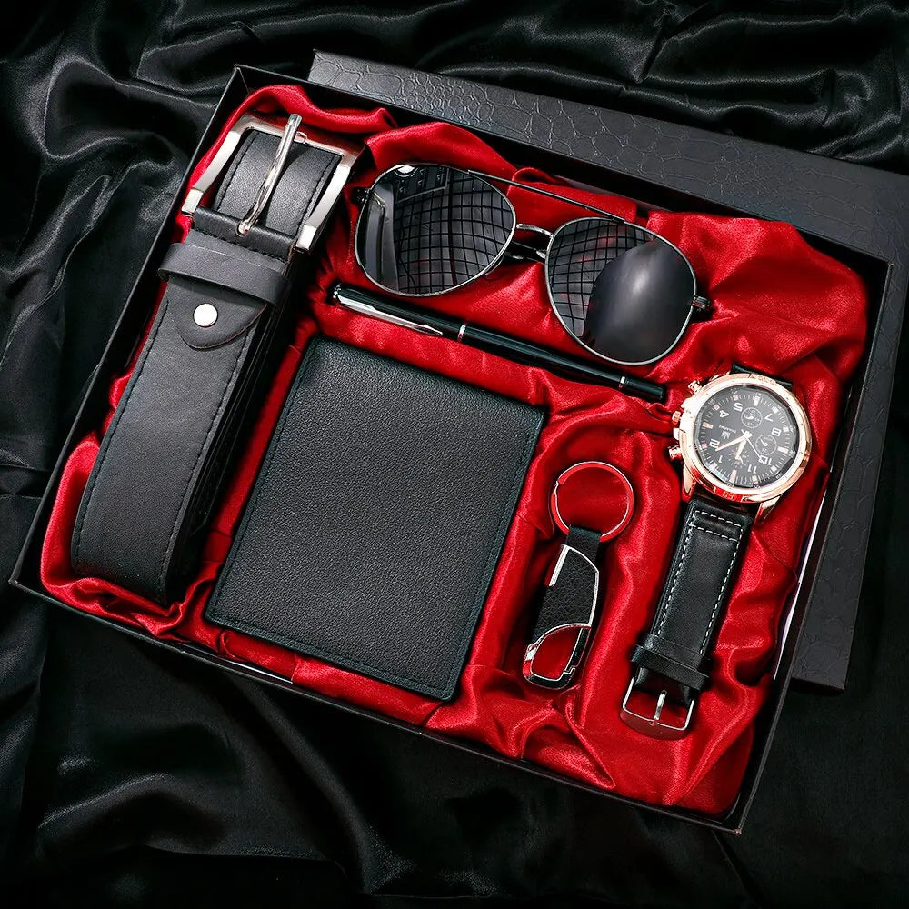 Kit Presente Masculino [Relógio + Óculos + Carteira]