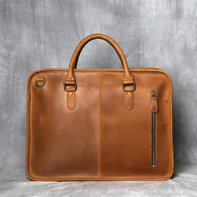 Bolsa Pasta de Couro Multi-Uso Unisex