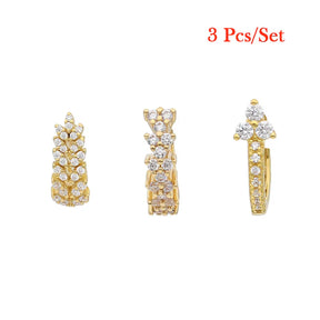Brincos de Argola de Zircônia Feminino