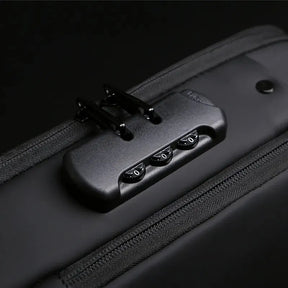 Bolsa Slim Antifurto com Senha USB Bloqueio Impermeável