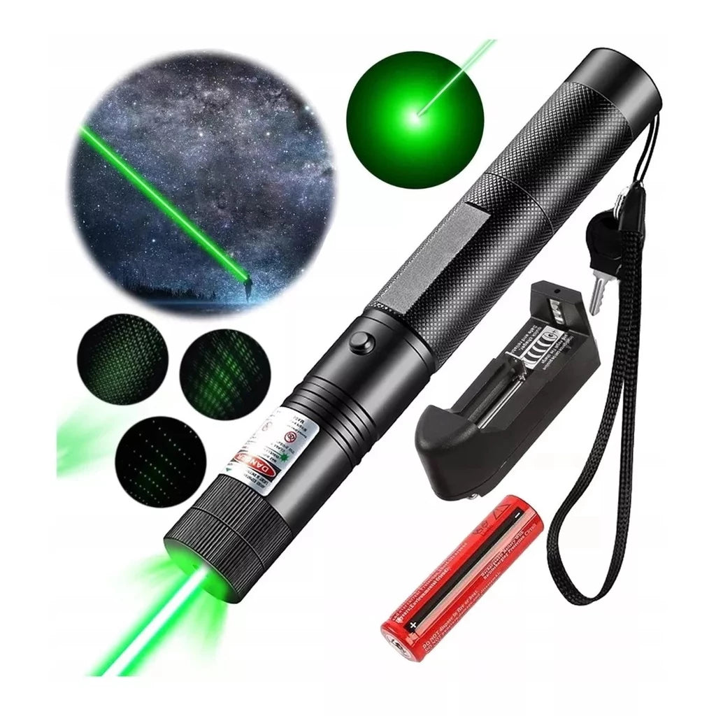 Caneta Laser Phantom Pro [50KM] Recarregável (QUEIMA DE ESTOQUE)